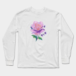 Beautiful Botanical Flower Long Sleeve T-Shirt